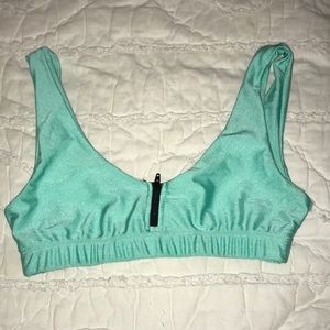 Stone fox swim bikini top turquoise (S)